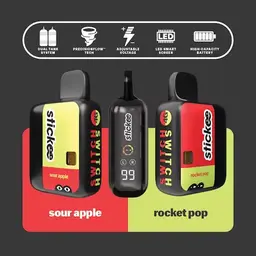 Stickee | LR X LD Disposable Switch | Rocket Pop X Sour Apple Diesel