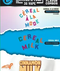 COOKIES TRIPLE CHAMBER DISPOSABLE | CEREAL A LA MODE/CEREAL MILK/CINNAMON MILK